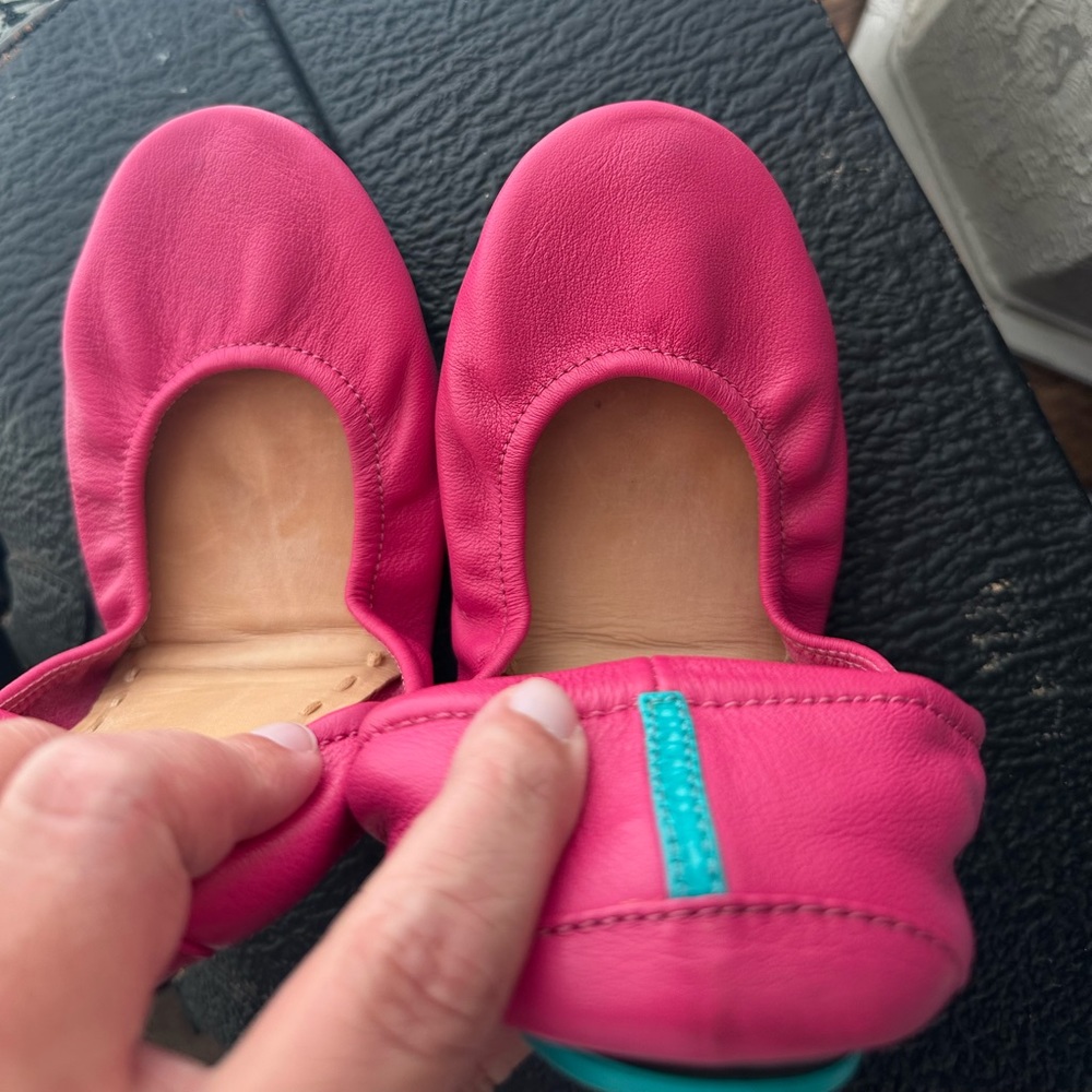 Tieks By Gravielli Fuschia Ballet Flats Size 9 Gem
